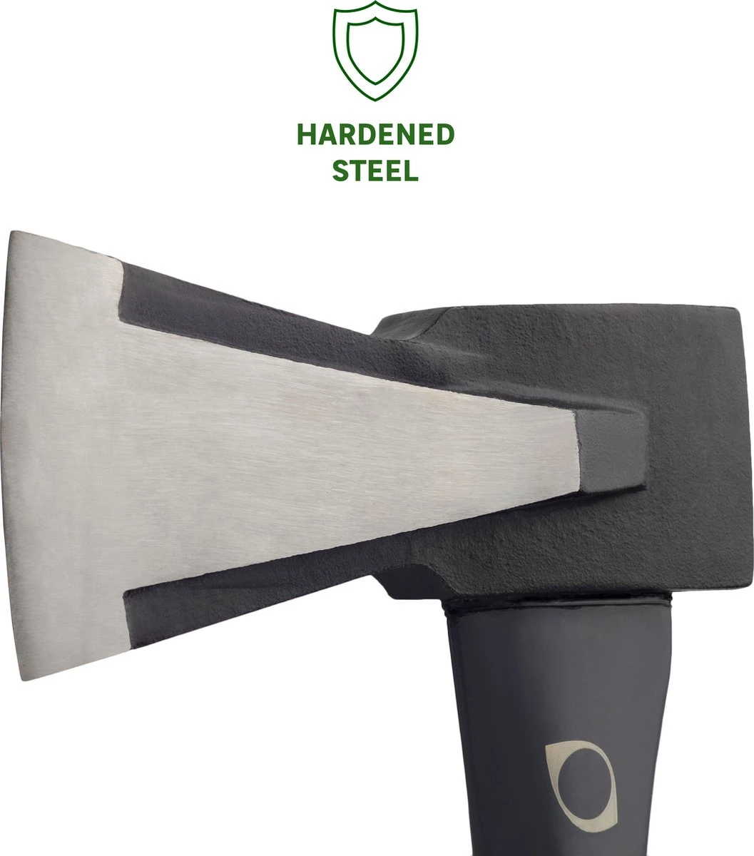 GEOLIA - Bijl - Bijl - Staal - Glasvezelsteel - 3kg Met Een Stalen Kop Van 2,5 Kg - Bijlen - Grote Bijl - Kloofhamer - Kloofbijl - Kloofbijl 4 GEOLIA - Bijl - Bijl - Staal - Glasvezelsteel - 3kg Met Een Stalen Kop Van 2,5 Kg - Bijlen - Grote Bijl - Kloofhamer - Kloofbijl - Kloofbijl - Image 4