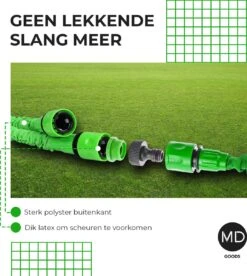 Uitrekbare Tuinslang Tot 15 Meter Van MD-goods ® - Tuinsproeier - Tuin Besproeien - Waterslang - Sproeikop - Groen - Flexibel Elastisch 9 Uitrekbare Tuinslang Tot 15 Meter Van MD-goods ® - Tuinsproeier - Tuin Besproeien - Waterslang - Sproeikop - Groen - Flexibel Elastisch -Tuin Tools Verkoop 1074x1200 1