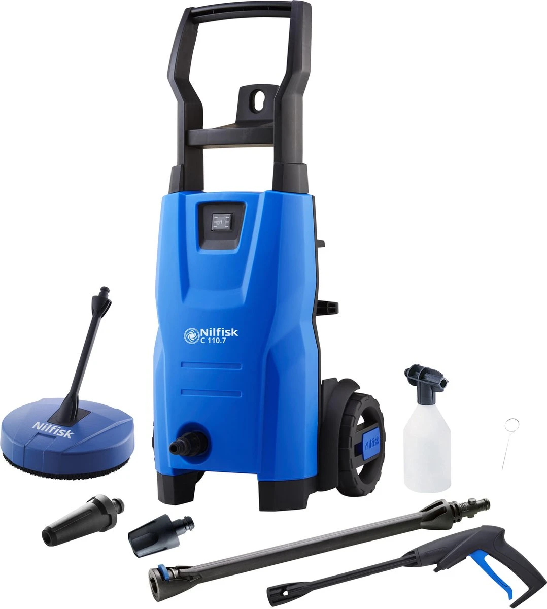 NILFISK C110.7-5 PC X-TRA HOGEDRUKREINIGER 5 MTR WATERSLANG TERRASREINIGER 5 JAAR GARANTIE 1 NILFISK C110.7-5 PC X-TRA HOGEDRUKREINIGER 5 MTR WATERSLANG TERRASREINIGER 5 JAAR GARANTIE