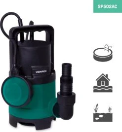 VONROC Dompelpomp/Waterpomp 400W - 8000l/h - Voor Vuil En Schoonwater - Met Vlotter -Tuin Tools Verkoop 1105x1200 3