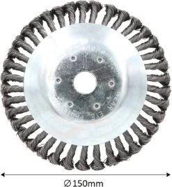 Universele Onkruidborstel Per 5 - 15CM - Max. Toerental 10.000 P/m - Onkruid Verwijderen - Onkruidverwijderaar - Tuingereedschap - Onkruidborstel Bosmaaier - Opzetstuk - SET -Tuin Tools Verkoop 1107x1200