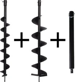 Kibani Grondboor 52cc Benzine + Grondboren Set 60 Mm + 80 Mm + 100 Mm + 150 Mm + 2 Verlengstukken - Palenboor - Grondboor Machine -Tuin Tools Verkoop 1111x1200