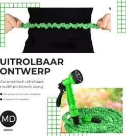 Uitrekbare Tuinslang Tot 15 Meter Van MD-goods ® - Tuinsproeier - Tuin Besproeien - Waterslang - Sproeikop - Groen - Flexibel Elastisch 11 Uitrekbare Tuinslang Tot 15 Meter Van MD-goods ® - Tuinsproeier - Tuin Besproeien - Waterslang - Sproeikop - Groen - Flexibel Elastisch -Tuin Tools Verkoop 1114x1200 3