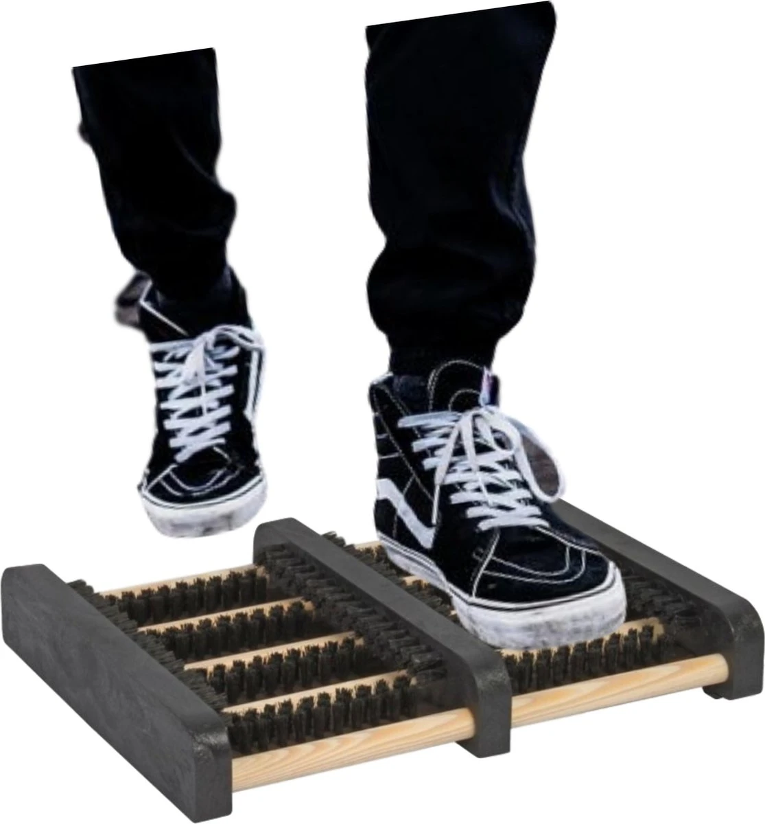 Talen Tools - Voetenveger - Dubbel - Harde Kunststof Borstels 2 Talen Tools - Voetenveger - Dubbel - Harde Kunststof Borstels - Image 2