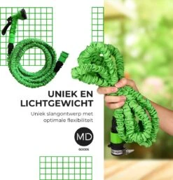 Uitrekbare Tuinslang Tot 15 Meter Van MD-goods ® - Tuinsproeier - Tuin Besproeien - Waterslang - Sproeikop - Groen - Flexibel Elastisch 13 Uitrekbare Tuinslang Tot 15 Meter Van MD-goods ® - Tuinsproeier - Tuin Besproeien - Waterslang - Sproeikop - Groen - Flexibel Elastisch -Tuin Tools Verkoop 1154x1200 4