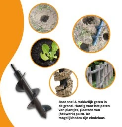 Grondboor Voor Boormachine - 8x25 Cm - Zwart -Tuin Tools Verkoop 1157x1200 1