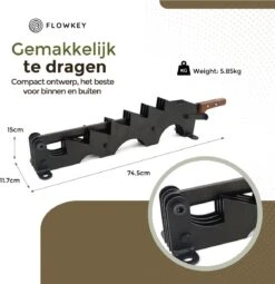 Flowkey® Houtklover XL - Houtsplijter Bijl - Houtkliever Kloofwig Gietijzer - Voor Hout & Aanmaakhout - Inclusief Gratis Bevestigingsset -Tuin Tools Verkoop 1163x1200