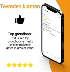 Grondboor Voor Boormachine - 8x25 Cm - Zwart -Tuin Tools Verkoop 1176x1200