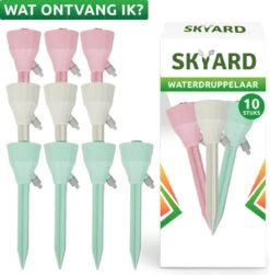 SKYARD® Waterdruppelaar Set Van 10 – Watergeefsysteem Geschikt Binnen (Kamerplanten) En Buiten – Bewateringssysteem Met Instelbare Druppelsnelheid - Irrigatiesysteem - Planten Watergever - Waterbol -Tuin Tools Verkoop 1179x1200 2