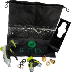 G-Flex Flexibele Tuinslang - Waterslang - 8 Verschillende Sproeistanden - Inclusief Opbergtas/splitter/Koppelstuk/Houder/Rubbers - 30 Meter -Tuin Tools Verkoop 1181x1200 4