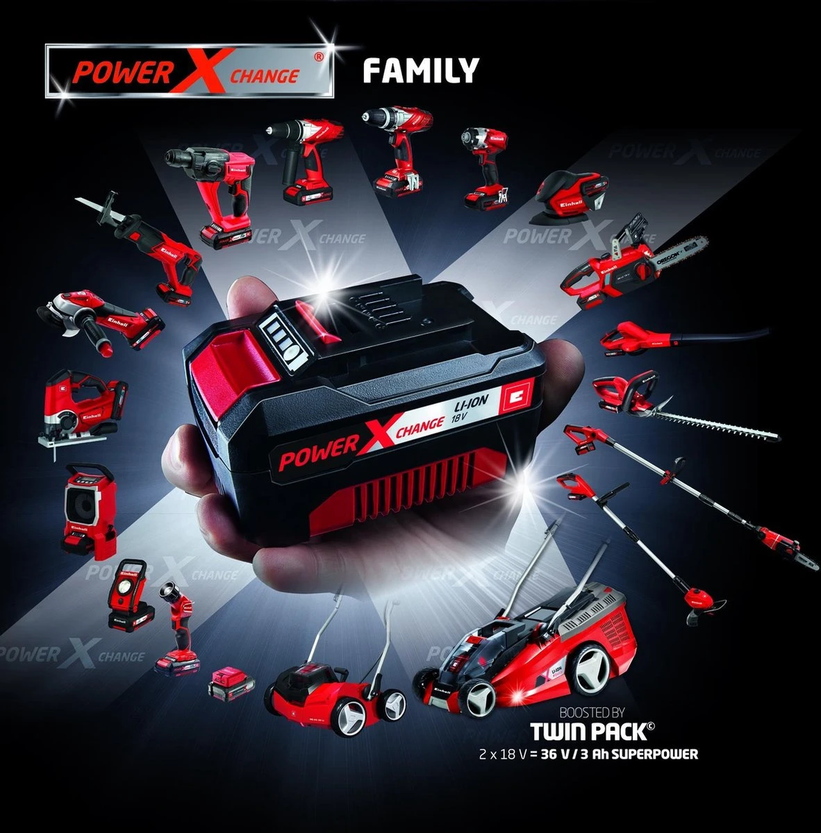 Einhell Accu Kettingzaag GE-LC 18 Li-Solo Power X-Change (Li-Ion, 18 V, 25 Cm Zwaardlengte, 23 Cm Snijlengte, Terugslagbescherming, Kettingvangbout, Zonder Accu En Lader) 4 Einhell Accu Kettingzaag GE-LC 18 Li-Solo Power X-Change (Li-Ion, 18 V, 25 Cm Zwaardlengte, 23 Cm Snijlengte, Terugslagbescherming, Kettingvangbout, Zonder Accu En Lader) - Image 4