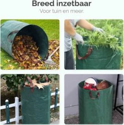 Goliving Tuinafvalzak - Set Van 2- Tuinafvalzakken Opvouwbaar - Tuinzak - Tuinafvalemmer - 2x 280 Liter - Groen -Tuin Tools Verkoop 1189x1200 4