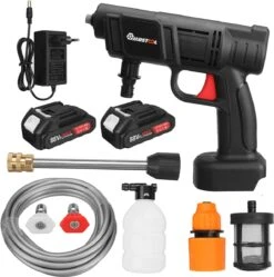 Merkloos Elektrische Accu-Hogedrukreiniger - 1.2mpa - Multifunctioneel Mondstuk - Draagbaar Oplaadbaar Snoerloos - Reinigingsspuitpistool - Met Rijke Accessoires - Voor Auto, Tuin, Terras, Raam - Zwart 18 Merkloos Elektrische Accu-Hogedrukreiniger - 1.2mpa - Multifunctioneel Mondstuk - Draagbaar Oplaadbaar Snoerloos - Reinigingsspuitpistool - Met Rijke Accessoires - Voor Auto, Tuin, Terras, Raam - Zwart -Tuin Tools Verkoop 1189x1200 5