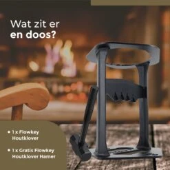 Flowkey® Houtklover XL - Houtsplijter Bijl - Houtkliever Kloofwig Gietijzer - Voor Hout & Aanmaakhout - Inclusief Gratis Hamer -Tuin Tools Verkoop 1199x1200 12