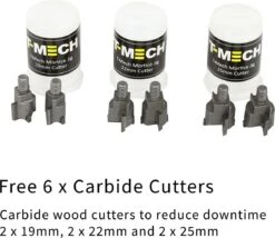 T-Mech Slotkast Frees – Freesmal Deurslot - Inclusief 6 Hardmetalen Frezen - 43 Cm H X 20 Cm B X 15 Cm D - Nauwkeurige Frees In 5 Minuten -Tuin Tools Verkoop 1200x1039