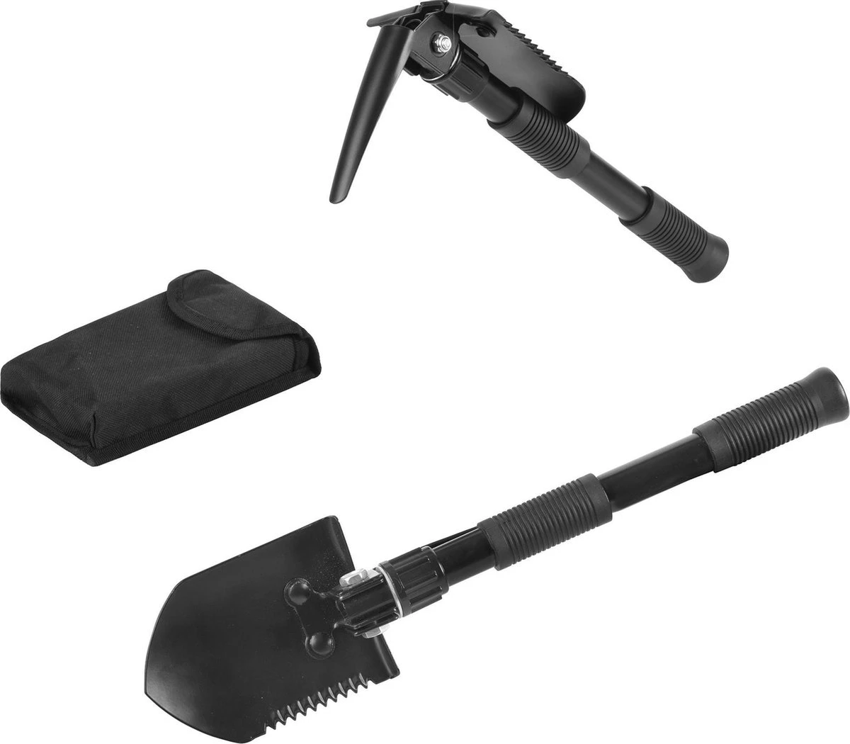 MacGyver Pikhouweelset En Schep - Opvouwbaar Pioniersschep - Zaag - Veldschep Inklapbaar - IJzer 2 MacGyver Pikhouweelset En Schep - Opvouwbaar Pioniersschep - Zaag - Veldschep Inklapbaar - IJzer - Image 2