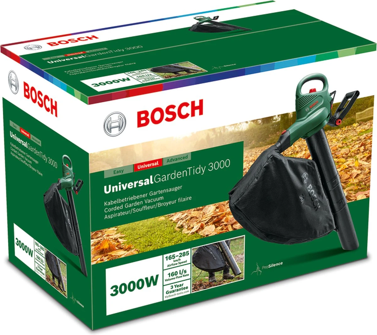 Bosch UniversalGardenTidy 3000 Bladblazer - Op Snoer - 3000 W 7 Bosch UniversalGardenTidy 3000 Bladblazer - Op Snoer - 3000 W - Image 7