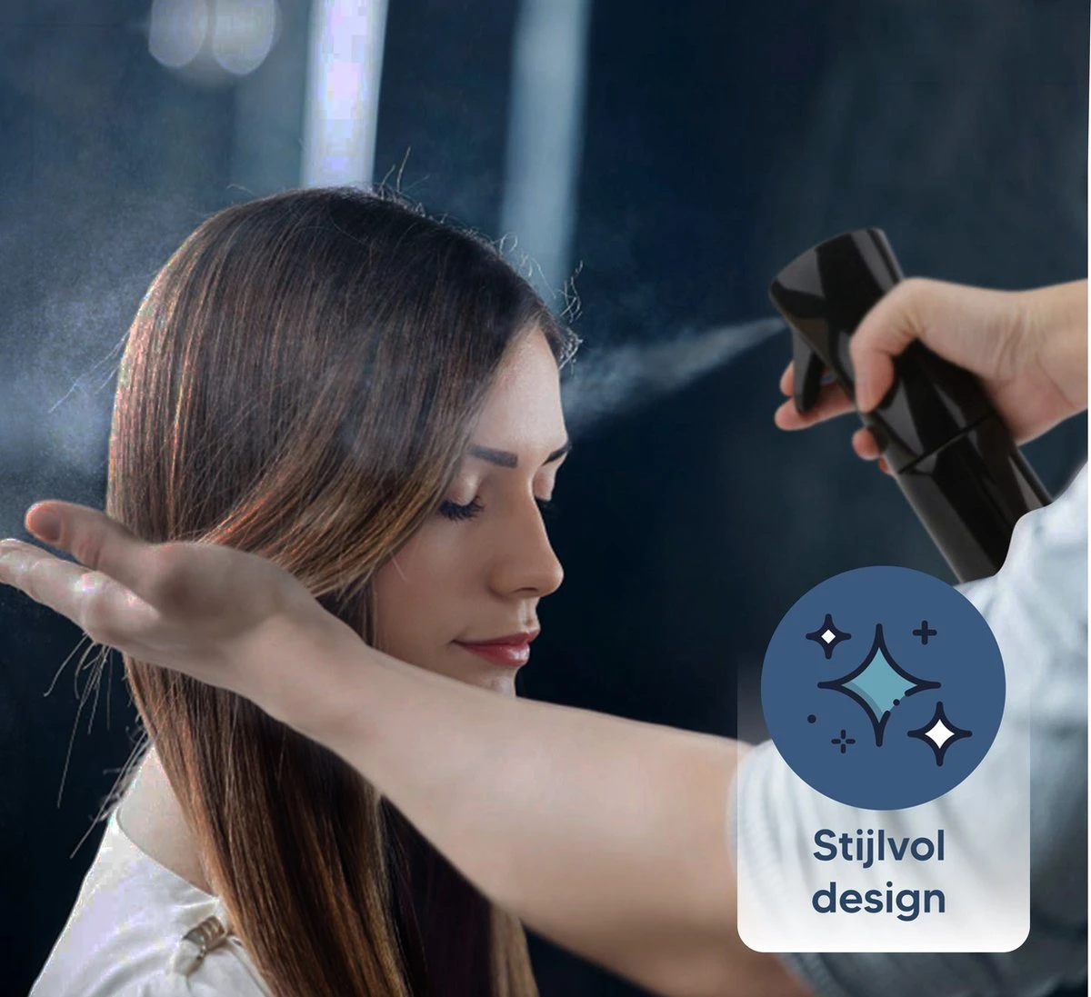 Johannes & Co Waterspuit Zwart - Waterverstuiver Mist Verstuiver Haar 2 Johannes & Co Waterspuit Zwart - Waterverstuiver Mist Verstuiver Haar - Image 2