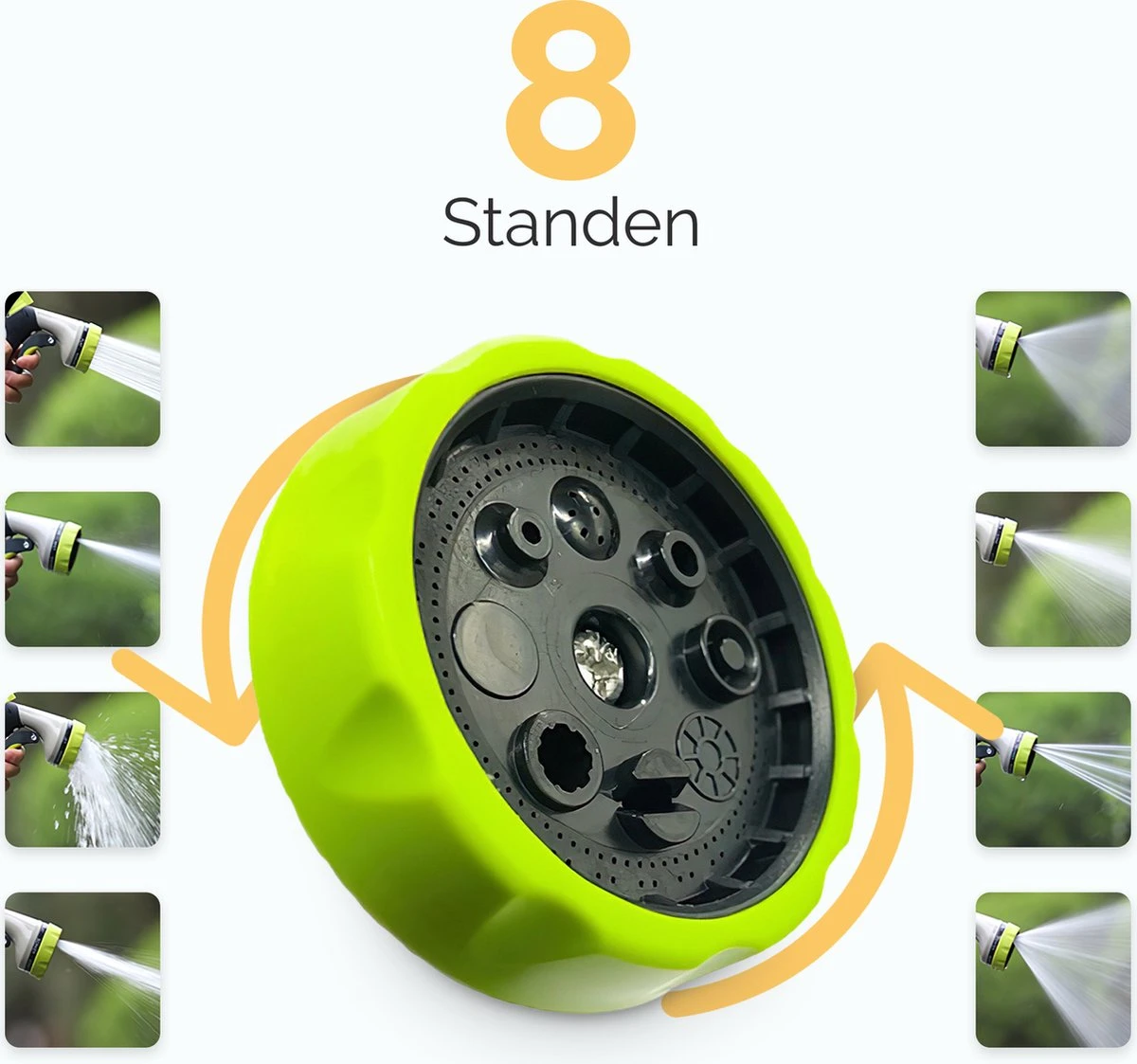 Goliving Tuinslang Flexibel - 30 Meter - Uitrekbare Tuinslang Sproeier - Tuinsproeier - Zwart - Acht Standen - Met Opbergtas 2 Goliving Tuinslang Flexibel - 30 Meter - Uitrekbare Tuinslang Sproeier - Tuinsproeier - Zwart - Acht Standen - Met Opbergtas - Image 2