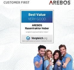 AREBOS Zitmaaierkrik Zitmaaier Kriksysteem Krik Hijstoestel Reinigingshulp 400kg -Tuin Tools Verkoop 1200x1135 2