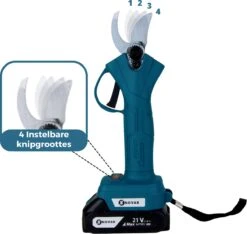 NovarGarden® Elektrische Snoeischaar NG1 - 2x Accu - Elektrisch - Takkenschaar - Op Batterij - 28mm -Tuin Tools Verkoop 1200x1136