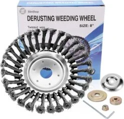 Merkloos SlimShop Onkruidborstel - Bosmaaier Grastrimmer - Onkruid - Onkruidkrabber - Voegenborstel - Onkruidverwijderaar - Max 10.000 Toerental P/m - 20CM -Tuin Tools Verkoop 1200x1154 2