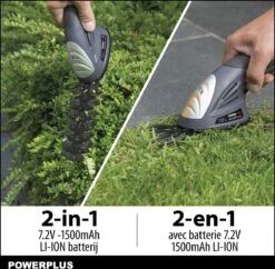 Powerplus POWEG4500 Gras-/Heggenschaar Accu - 7.2V - Snoeien En Knippen - Zwaardlengte 83/120mm - Mesafstand 8mm - Incl. 1,5Ah Accu En Lader - Haagschaar Voor Tuinonderhoud 8 Powerplus POWEG4500 Gras-/Heggenschaar Accu - 7.2V - Snoeien En Knippen - Zwaardlengte 83/120mm - Mesafstand 8mm - Incl. 1,5Ah Accu En Lader - Haagschaar Voor Tuinonderhoud -Tuin Tools Verkoop 1200x1177 1