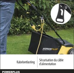 Powerplus POWXG7513 Elektrische Verticuteermachine - Mos Verwijderaar - 1400W - 320mm Maaibreedte - 45L Opvangbak - Incl. Gazonbeluchter/grasbeluchter -Tuin Tools Verkoop 1200x1177 6