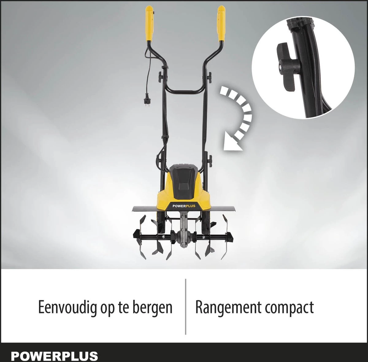 Powerplus POWXG72010 Tuinfrees - 1500W - Werkbreedte 450mm - Werkdiepte Max. 220mm - Incl. 6 Messen En Wielen 2 Powerplus POWXG72010 Tuinfrees - 1500W - Werkbreedte 450mm - Werkdiepte Max. 220mm - Incl. 6 Messen En Wielen - Image 2