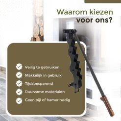 Flowkey® Houtklover XL - Houtsplijter Bijl - Houtkliever Kloofwig Gietijzer - Voor Hout & Aanmaakhout - Inclusief Gratis Bevestigingsset -Tuin Tools Verkoop 1200x1199 9