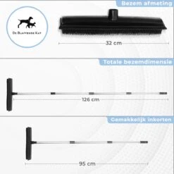 2 In 1 Rubberen Bezem – Bezem Binnen & Buiten – Vloerwisser Met Steel - Met Huisdierhaar Verwijderaar - Vloertrekker – Veger - Extra Lang 160cm 24 2 In 1 Rubberen Bezem – Bezem Binnen & Buiten – Vloerwisser Met Steel - Met Huisdierhaar Verwijderaar - Vloertrekker – Veger - Extra Lang 160cm -Tuin Tools Verkoop 1200x1200 100