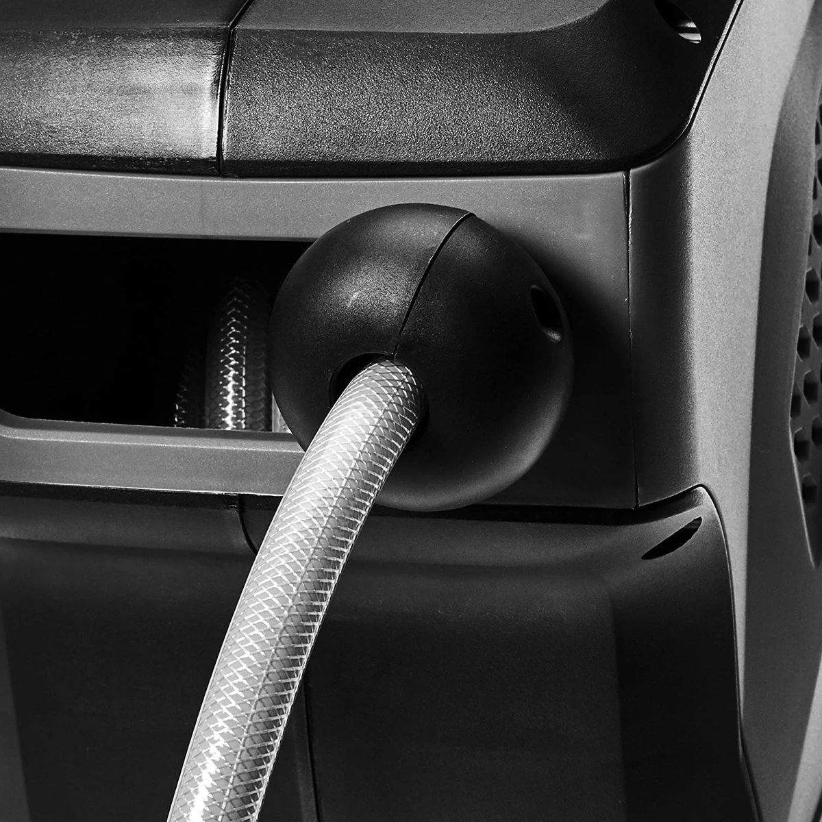 CoolHome - Wandslangenbox 20 Meter + 2 Meter - Tuinslang Met Haspel- Slangenhouder 180° Draaibaar - Tuinslanghaspel Zwart - Grijs 2 CoolHome - Wandslangenbox 20 Meter + 2 Meter - Tuinslang Met Haspel- Slangenhouder 180° Draaibaar - Tuinslanghaspel Zwart - Grijs - Image 2