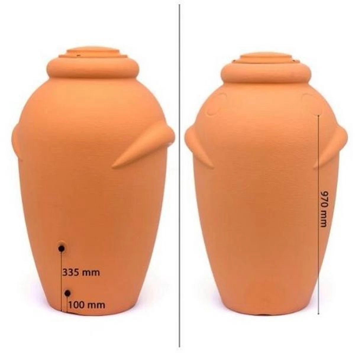 Regenton Terracotta - 360 Liter 4 Regenton Terracotta - 360 Liter - Image 4