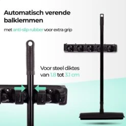 CLEANLY® Bezemhouder - Ophangsysteem Voor Tuingereedschap - Bezem Ophangsysteem - Gereedschapshouder Met Ophanghaken - ABS 14 CLEANLY® Bezemhouder - Ophangsysteem Voor Tuingereedschap - Bezem Ophangsysteem - Gereedschapshouder Met Ophanghaken - ABS -Tuin Tools Verkoop 1200x1200 119