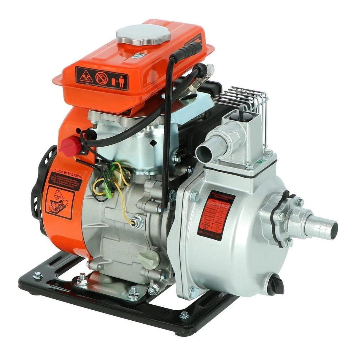 Kibani Waterpomp 8.000 Liter P/uur - 98 Cc / 1.5 PK 4-takt Benzine Motor - 4000 Toeren/Minuut - Doorstroming 8 M³ P/uur - Tuinpomp 11 Kibani Waterpomp 8.000 Liter P/uur - 98 Cc / 1.5 PK 4-takt Benzine Motor - 4000 Toeren/Minuut - Doorstroming 8 M³ P/uur - Tuinpomp - Image 11