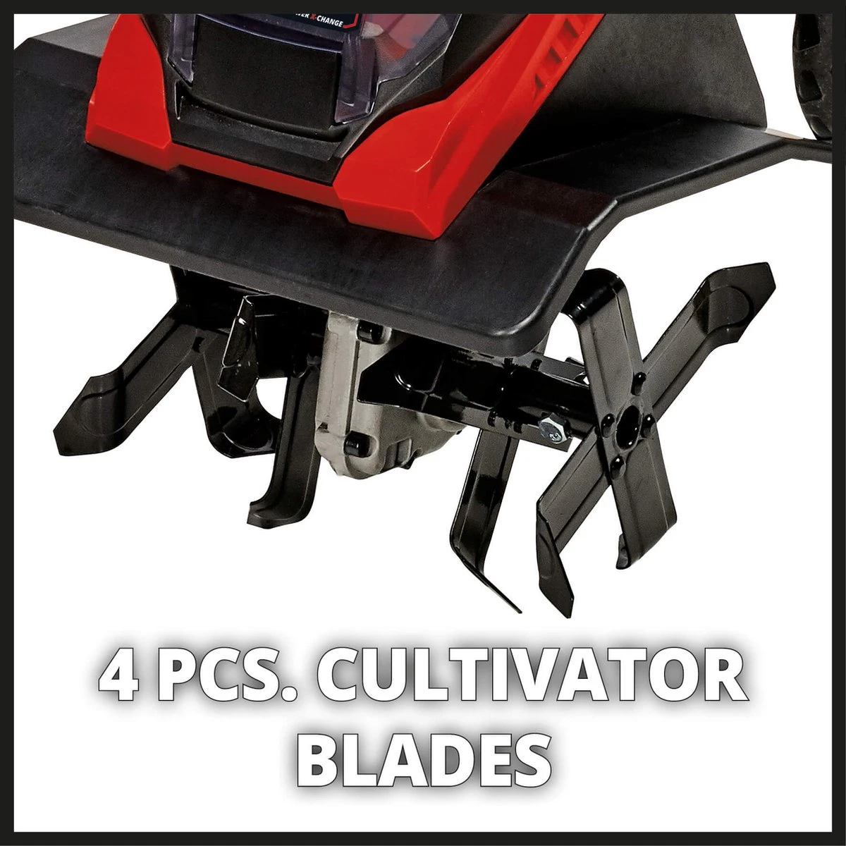 Einhell Accu Grondfrees GE-CR 30 Li-Solo Power X-Change (Li-Ion - 36 V - 30 Cm Werkbreedte - 20 Cm Werkdiepte - Robuuste Hakmessen - 2-punts Veiligheidsschakelaar - Zonder Accu En Lader) 3 Einhell Accu Grondfrees GE-CR 30 Li-Solo Power X-Change (Li-Ion - 36 V - 30 Cm Werkbreedte - 20 Cm Werkdiepte - Robuuste Hakmessen - 2-punts Veiligheidsschakelaar - Zonder Accu En Lader) - Image 3