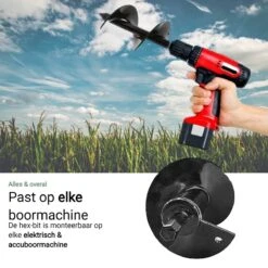 MaatWorkz - Grondboor - 25 CM - Boormachine - Bollenplanter - Moestuin - Palenboor - Boor - Tuin -Tuin Tools Verkoop 1200x1200 185
