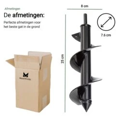 MaatWorkz - Grondboor - 25 CM - Boormachine - Bollenplanter - Moestuin - Palenboor - Boor - Tuin -Tuin Tools Verkoop 1200x1200 187