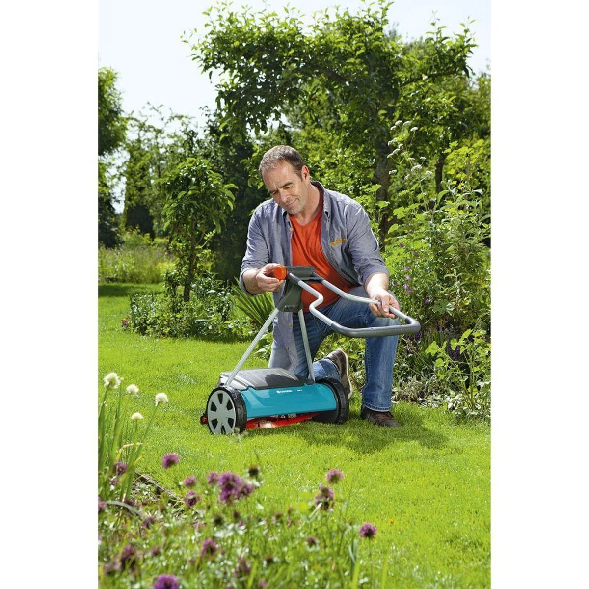 GARDENA - Kooimesmaaier 400C - Grasmaaier - Maaibreedte 40 Cm - Gazons Tot Ca. 250 M² 8 GARDENA - Kooimesmaaier 400C - Grasmaaier - Maaibreedte 40 Cm - Gazons Tot Ca. 250 M² - Image 8