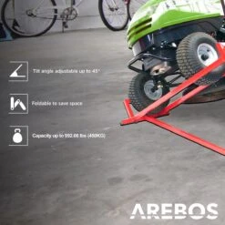 AREBOS Zitmaaierkrik Zitmaaier Kriksysteem Krik Hijstoestel Reinigingshulp 400kg -Tuin Tools Verkoop 1200x1200 253