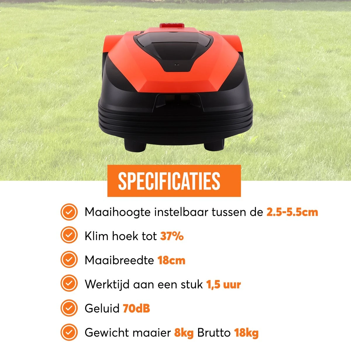 Zoef Robot Robotmaaier Betsie Met APP <1400 M2 4 Zoef Robot Robotmaaier Betsie Met APP <1400 M2 - Image 4