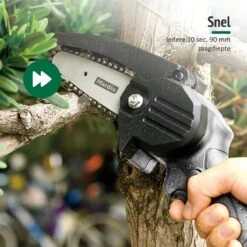 Mardin Mini Kettingzaag - Snoeizaag - Kettingzaag - Kettingzaag Electrisch Met 2 Accu - Inclusief Koffer - 1 Extra Accu - Grijs -Tuin Tools Verkoop 1200x1200 367