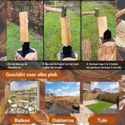 Miseru Houtklover – Geen Bijl Nodig – No Axe - Houtsplijter – Houtkliever – HANDMADE In Holland - Houtklover Voor Aanmaakhout – Metaal 15 Miseru Houtklover – Geen Bijl Nodig – No Axe - Houtsplijter – Houtkliever – HANDMADE In Holland - Houtklover Voor Aanmaakhout – Metaal -Tuin Tools Verkoop 1200x1200 551