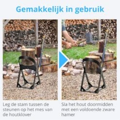 Zenzee - Houtklover - Houtsplijter - Houtkliever - Staal -Tuin Tools Verkoop 1200x1200 560