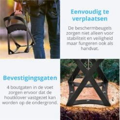 Zenzee - Houtklover - Houtsplijter - Houtkliever - Staal -Tuin Tools Verkoop 1200x1200 562