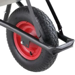 Gardebruk Kruiwagen 100L - Luchtband - 250kg Draagkracht Zilver -Tuin Tools Verkoop 1200x1200 577