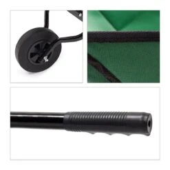 Relaxdays Kruiwagen Opvouwbaar - Inklapbare Tuinwagen - Vouwkruiwagen - Groen - 50 L -Tuin Tools Verkoop 1200x1200 602