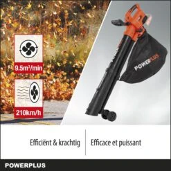 Powerplus Dual Power POWDPG75270 Bladblazer - Bladzuiger En -versnipperaar - Brushless - Blazen - Zuigen - Versnipperen - Excl. Accu En Lader - Incl. Opvangzak 45L -Tuin Tools Verkoop 1200x1200 625
