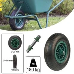 Kruiwagen Wiel 4.00 - 8 Luchtband Lijnprofiel - Asdiameter 20mm -Tuin Tools Verkoop 1200x1200 642