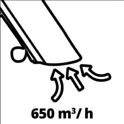 Einhell Elektrische Bladblazer GC-EL 3024 E (blazen, Zuigen & Versnipperen, Zuigbuis Ø75 Mm, Zuigkracht 650 M³/h, Hakselfunctie 10:1, Blaassnelheid 240 Km/h, Opvangzak 40 L) -Tuin Tools Verkoop 1200x1200 652